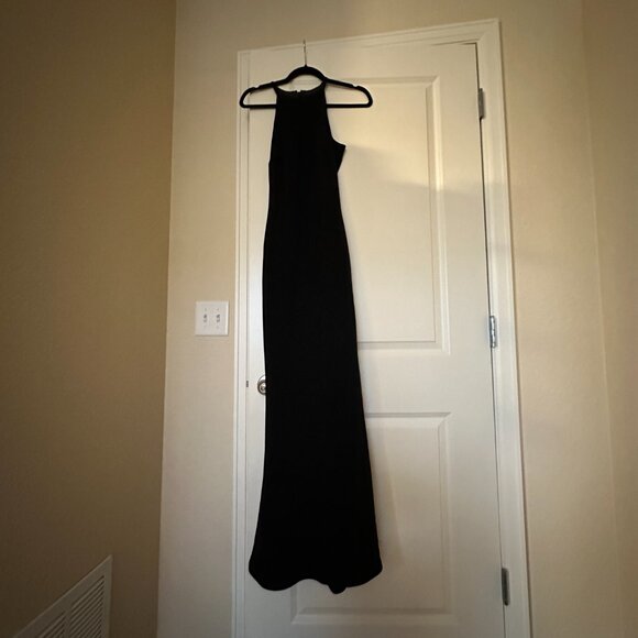 Mermaid Style Black Formal Calvin Klein Gown - Picture 2 of 4